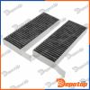 Filtre d'habitacle à charbon pour PEUGEOT | FCF-PE-020C, 11-123200016S